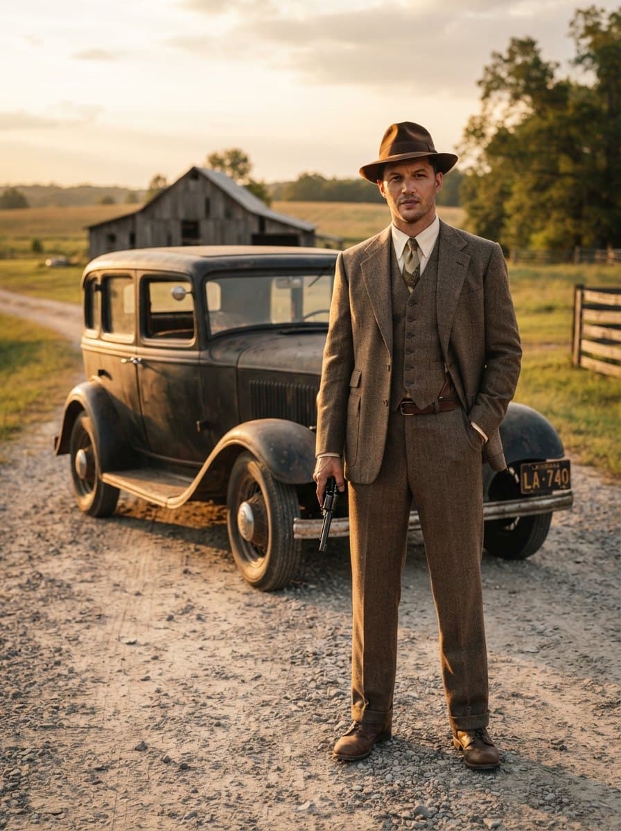 Clyde Barrow costume — example look