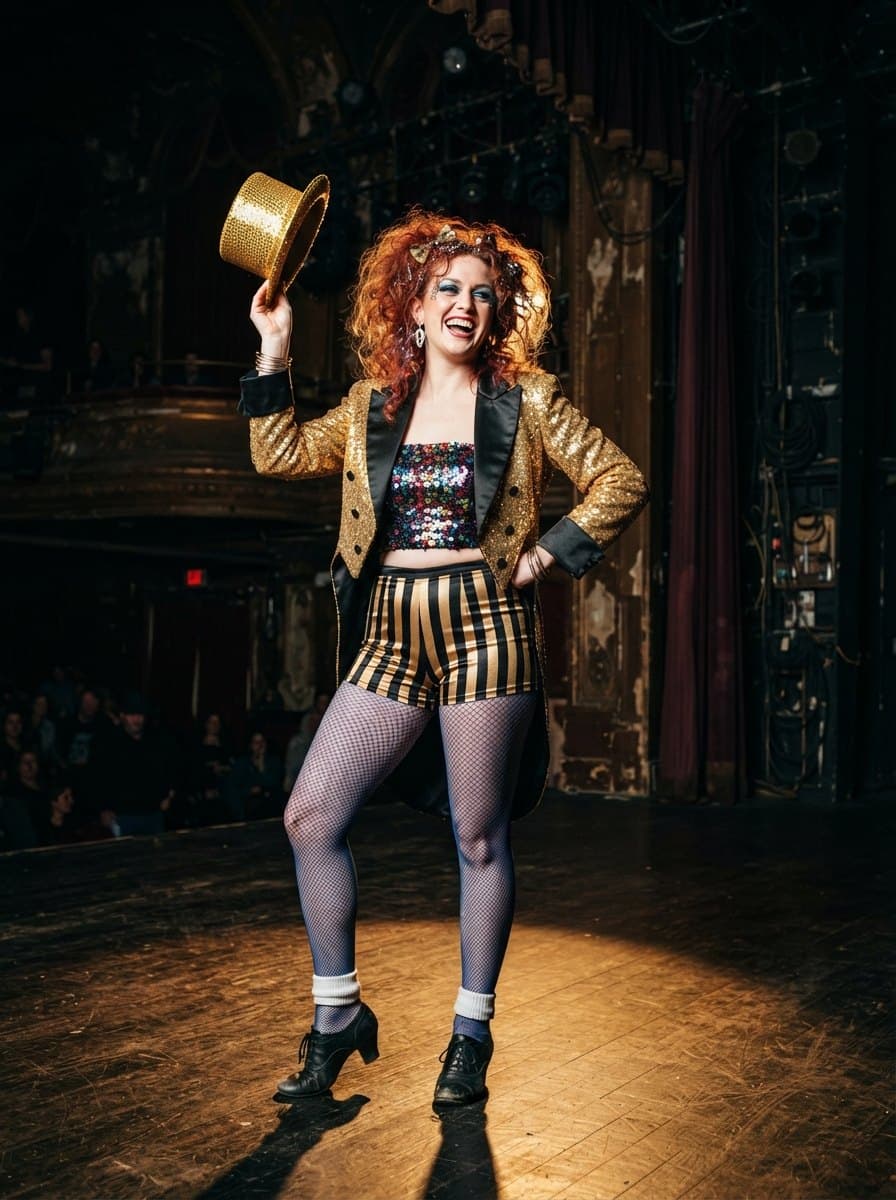 Columbia costume — example look