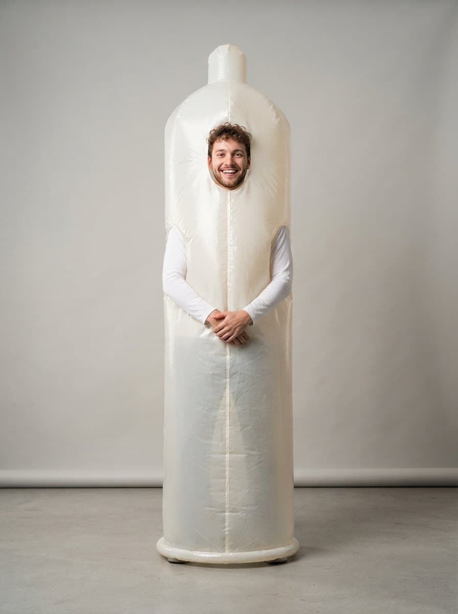 Condom costume