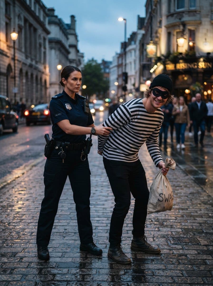Cops and Robbers costume — example look