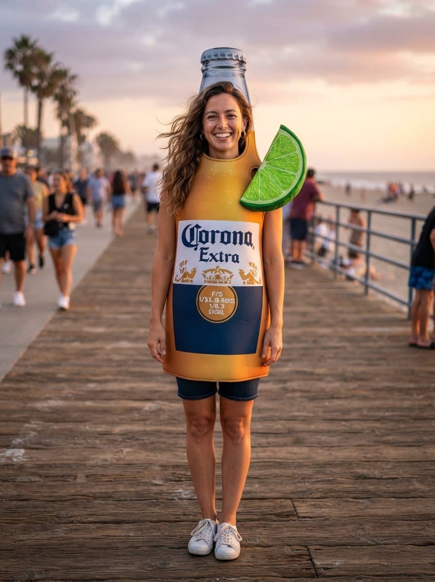 Corona Beer costume — example look
