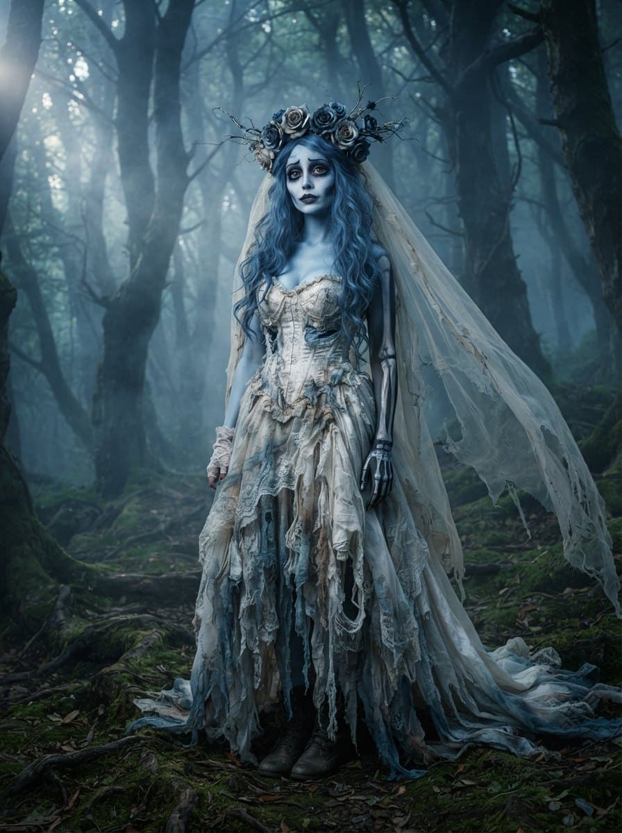 Corpse Bride costume — example look
