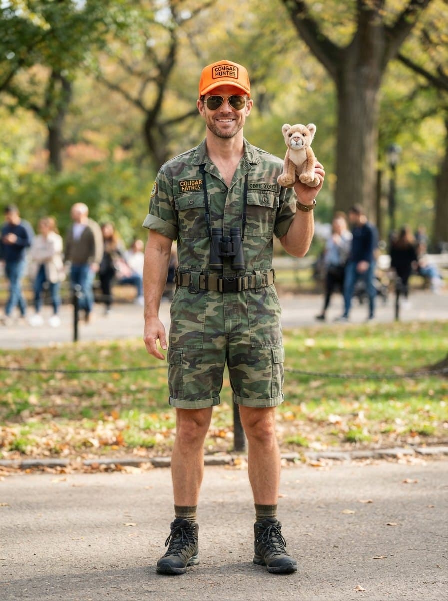 Cougar Hunter costume — example look