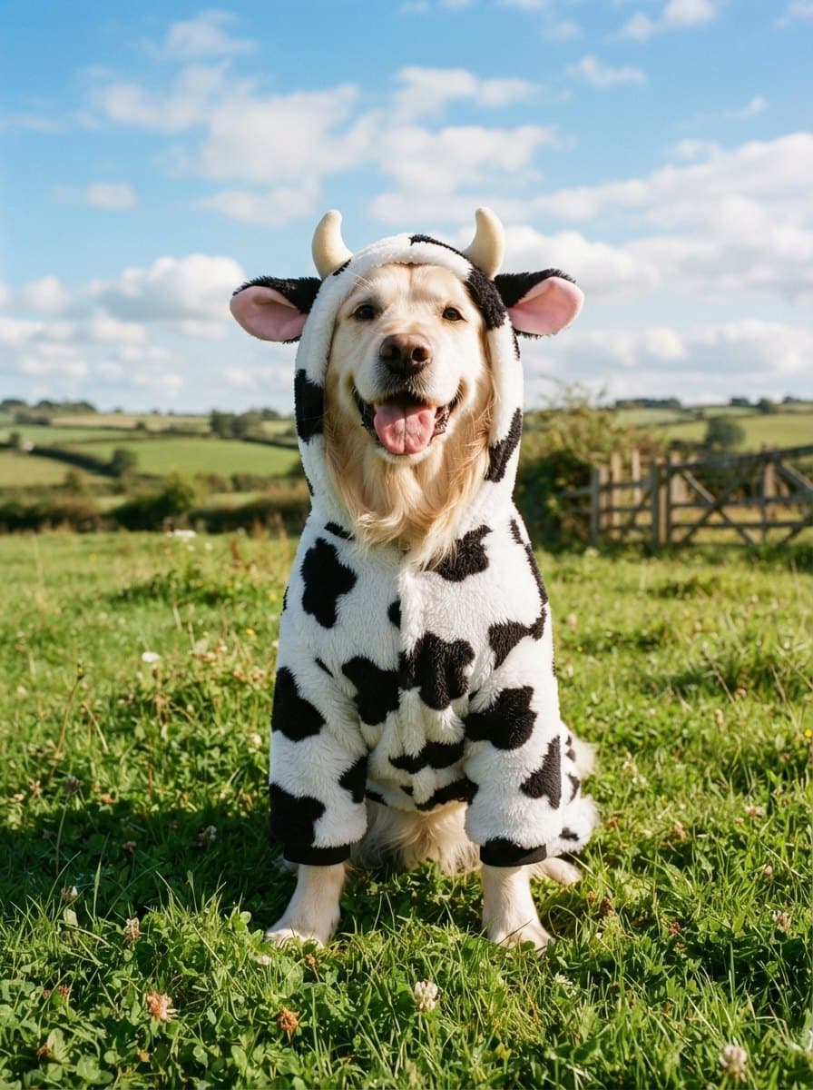 Cow Dog costume