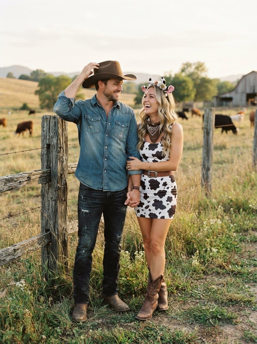 Cowboy and Cow costume — example look