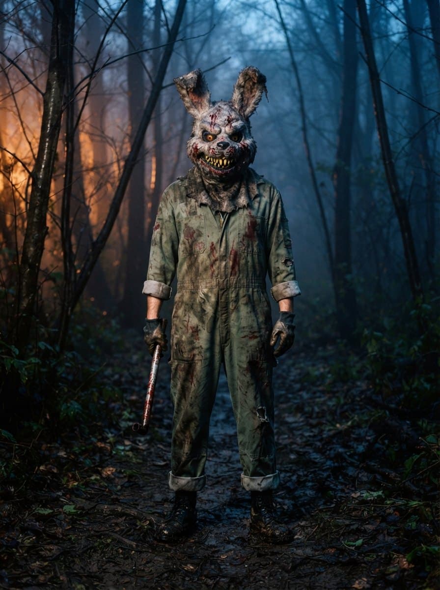 Creepy Bunny costume — example look