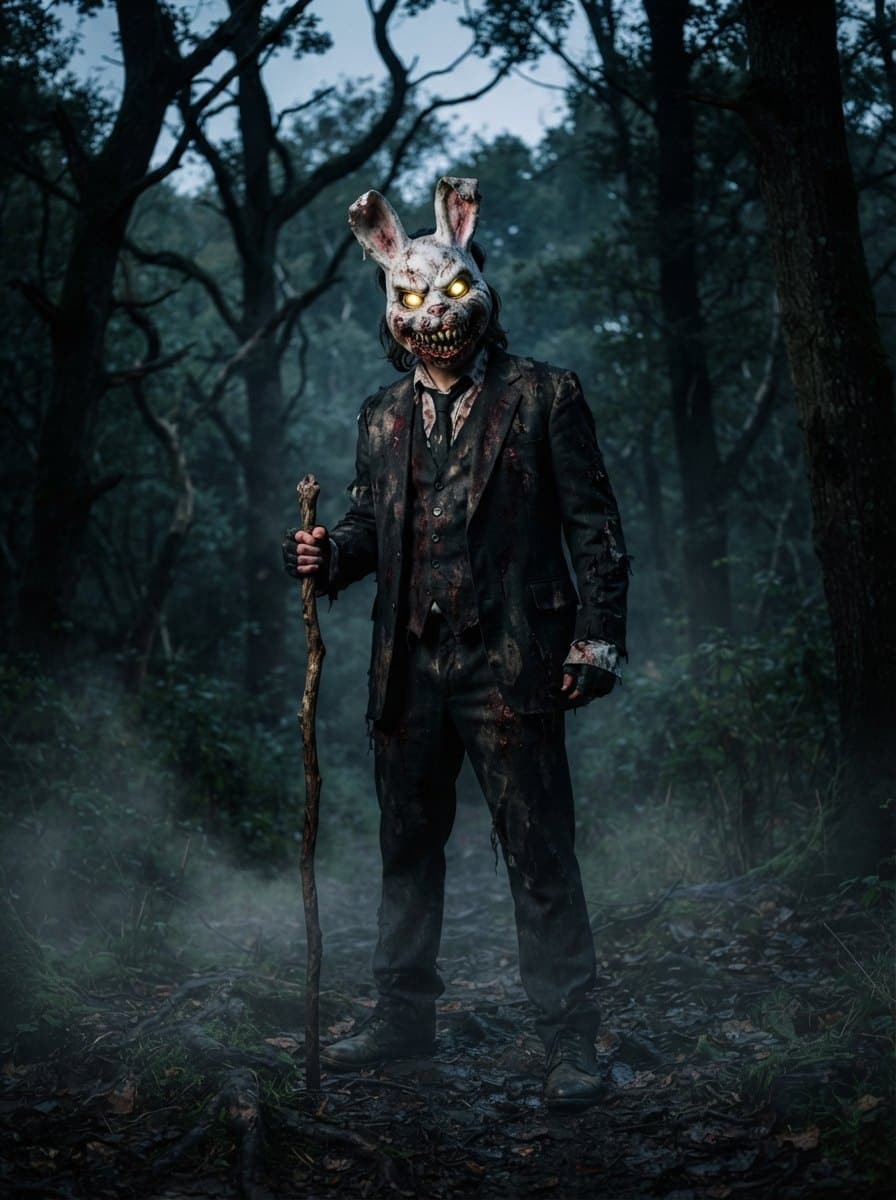 Creepy Rabbit costume — example look