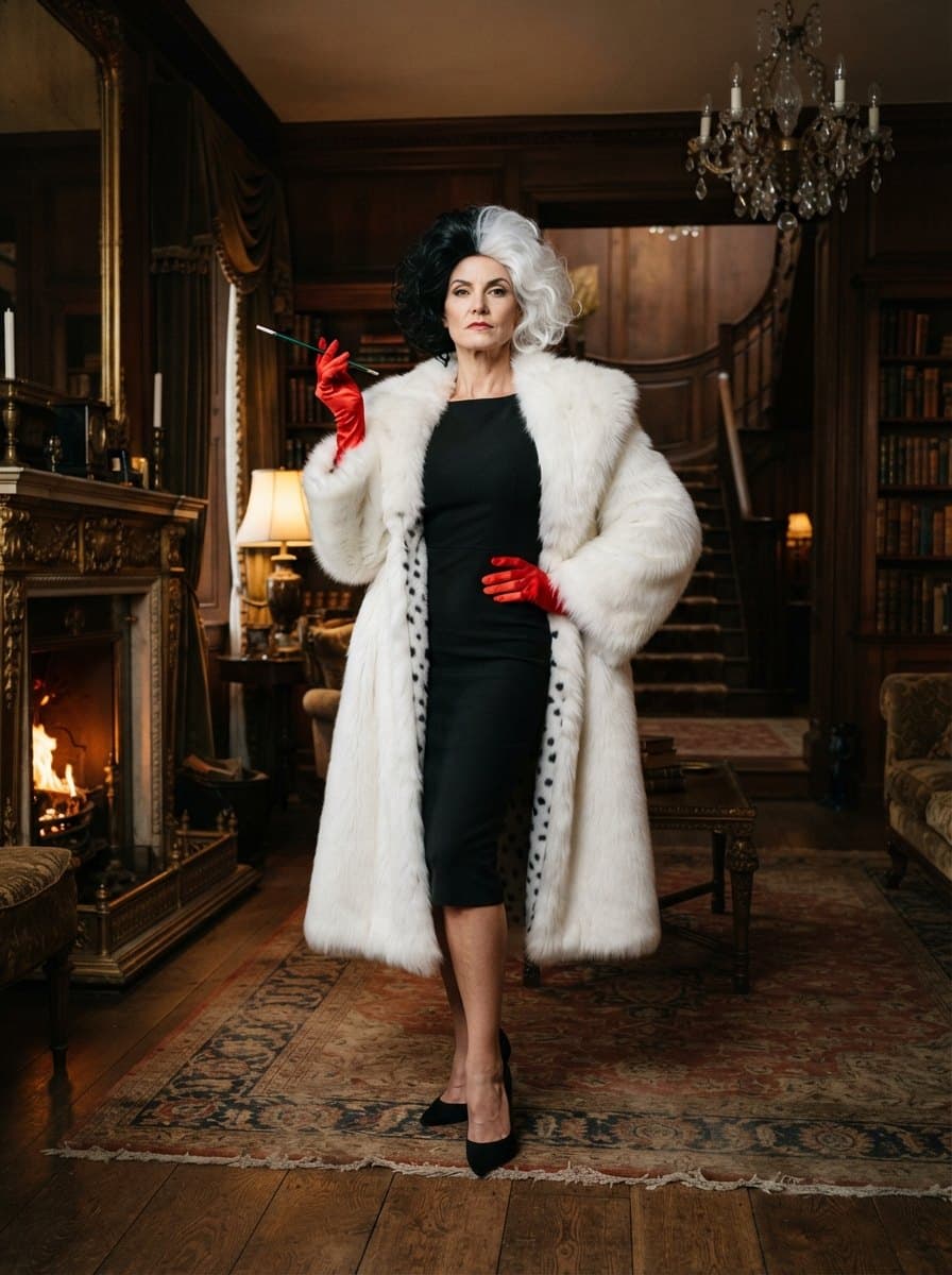 Cruella de Vil costume — example look