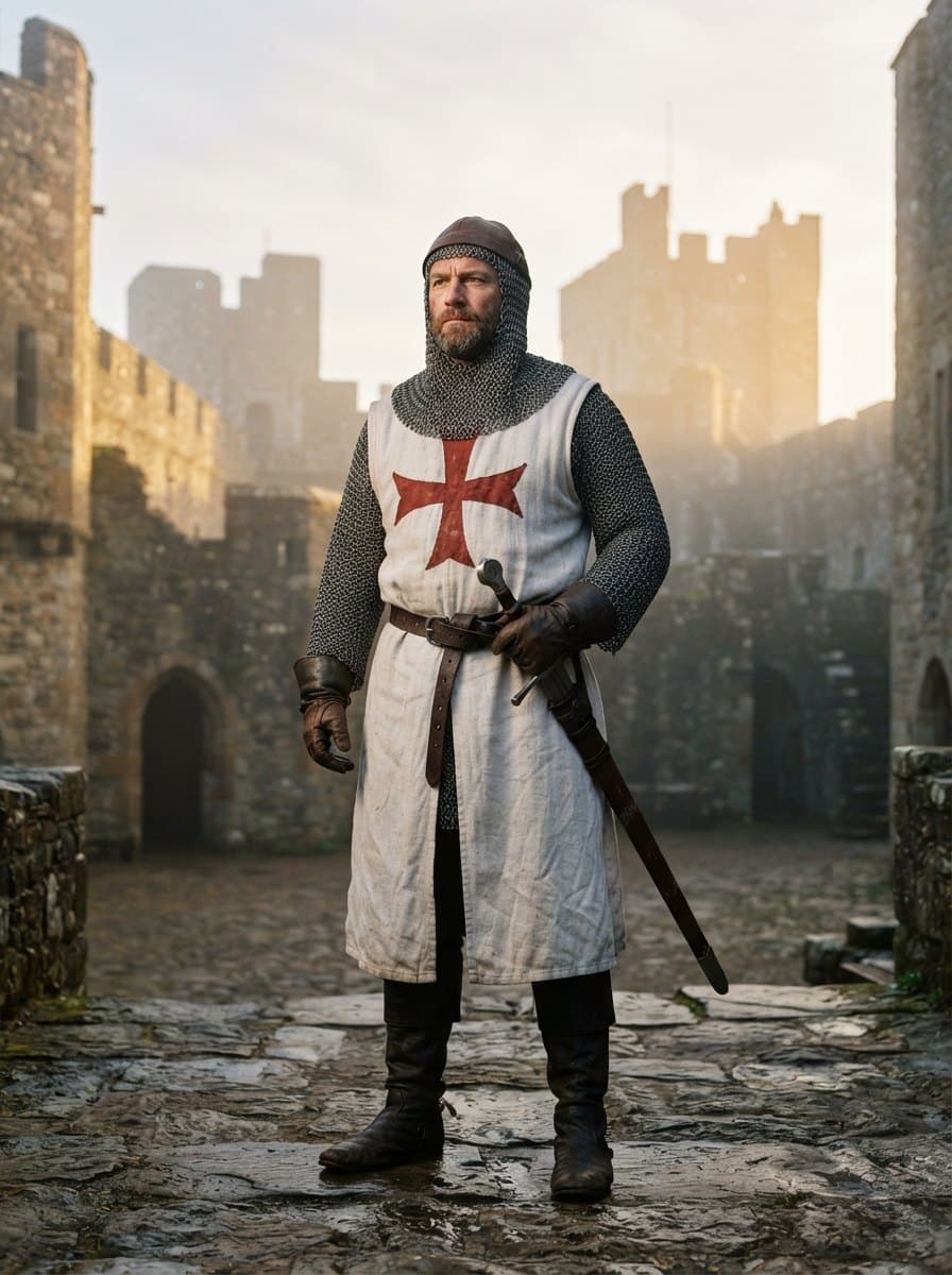 Crusader costume — example look