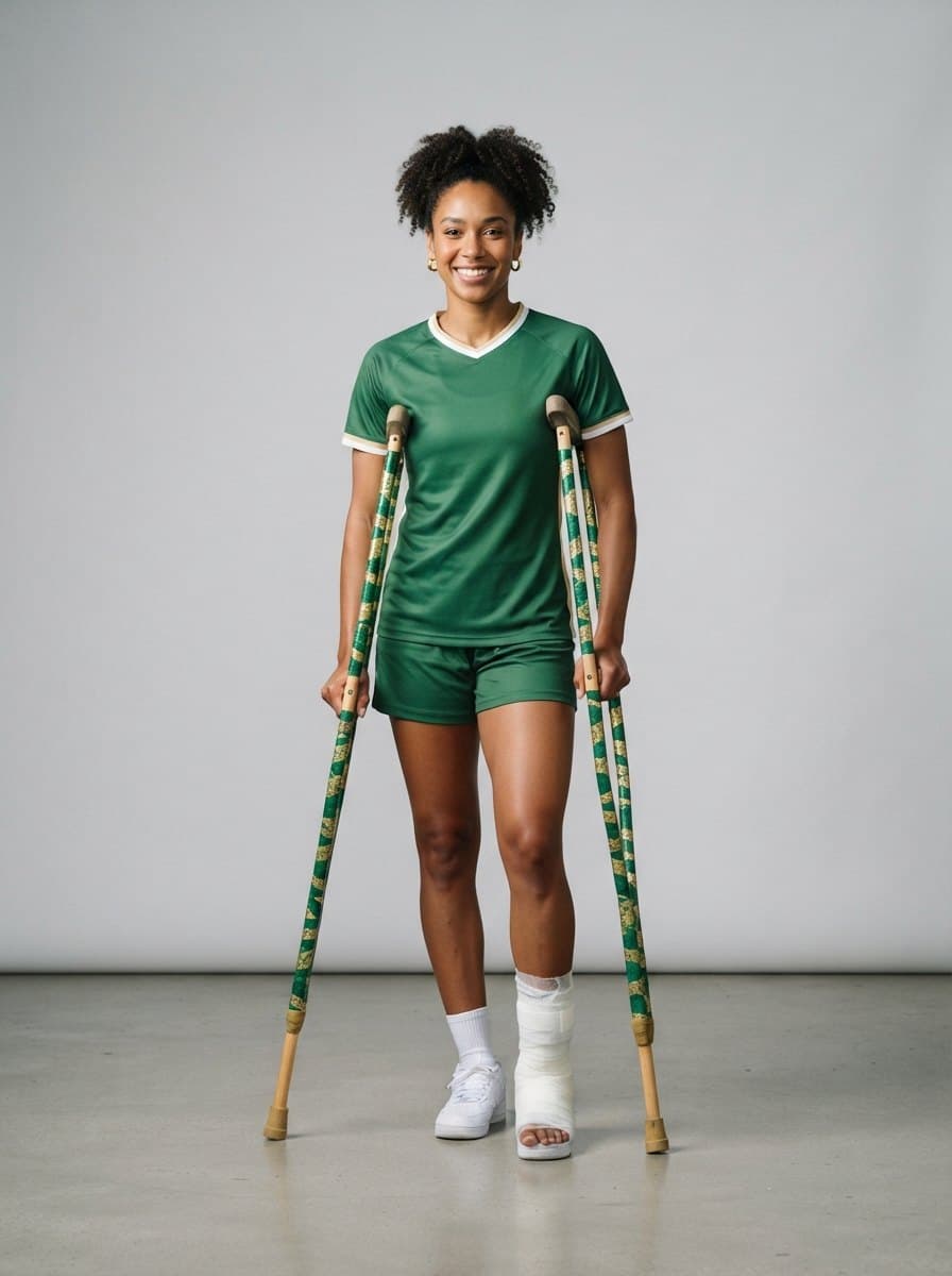 Crutches Costume costume — example look