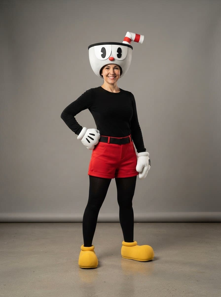 Cuphead costume — example look