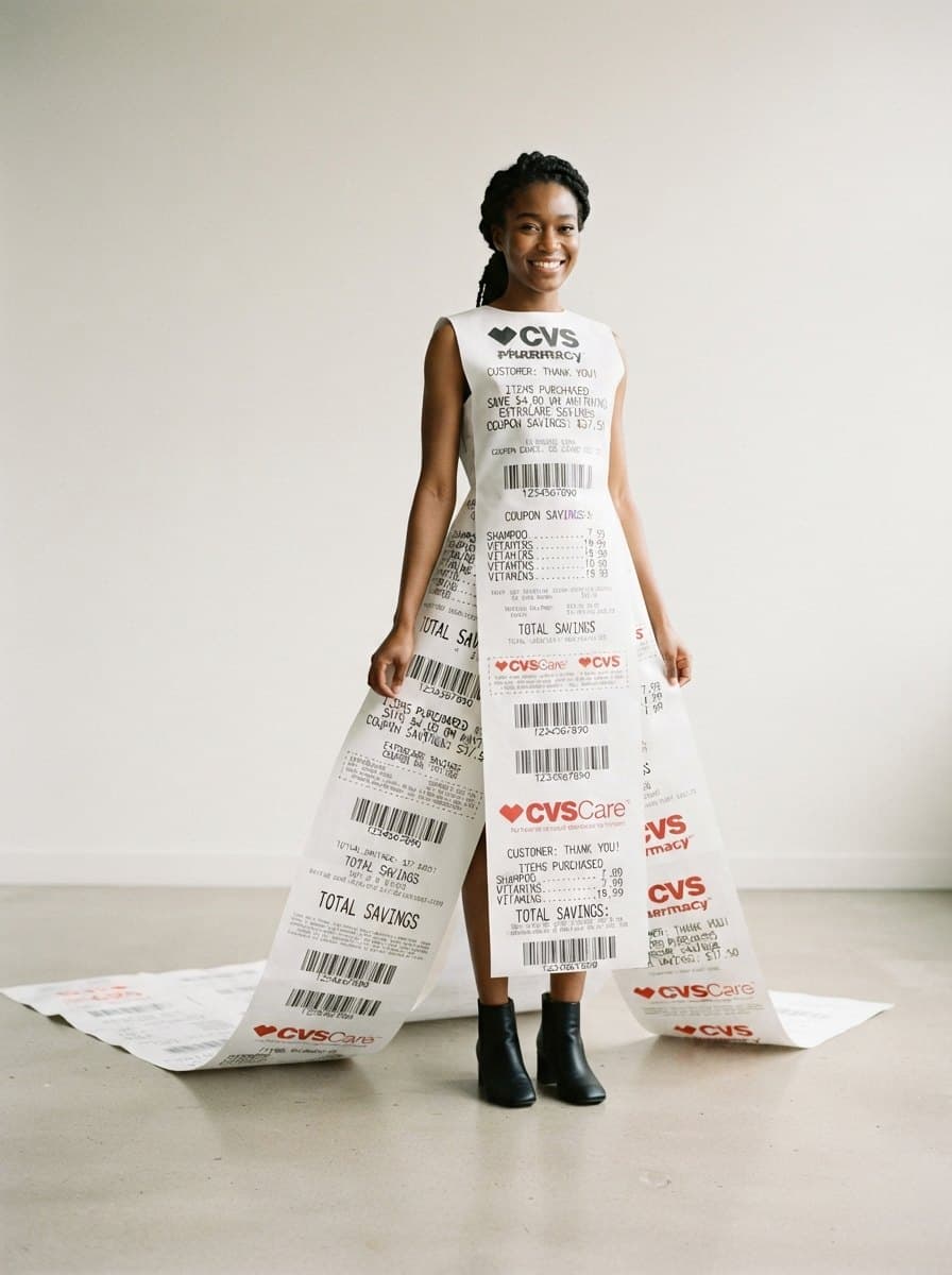 CVS Receipt costume