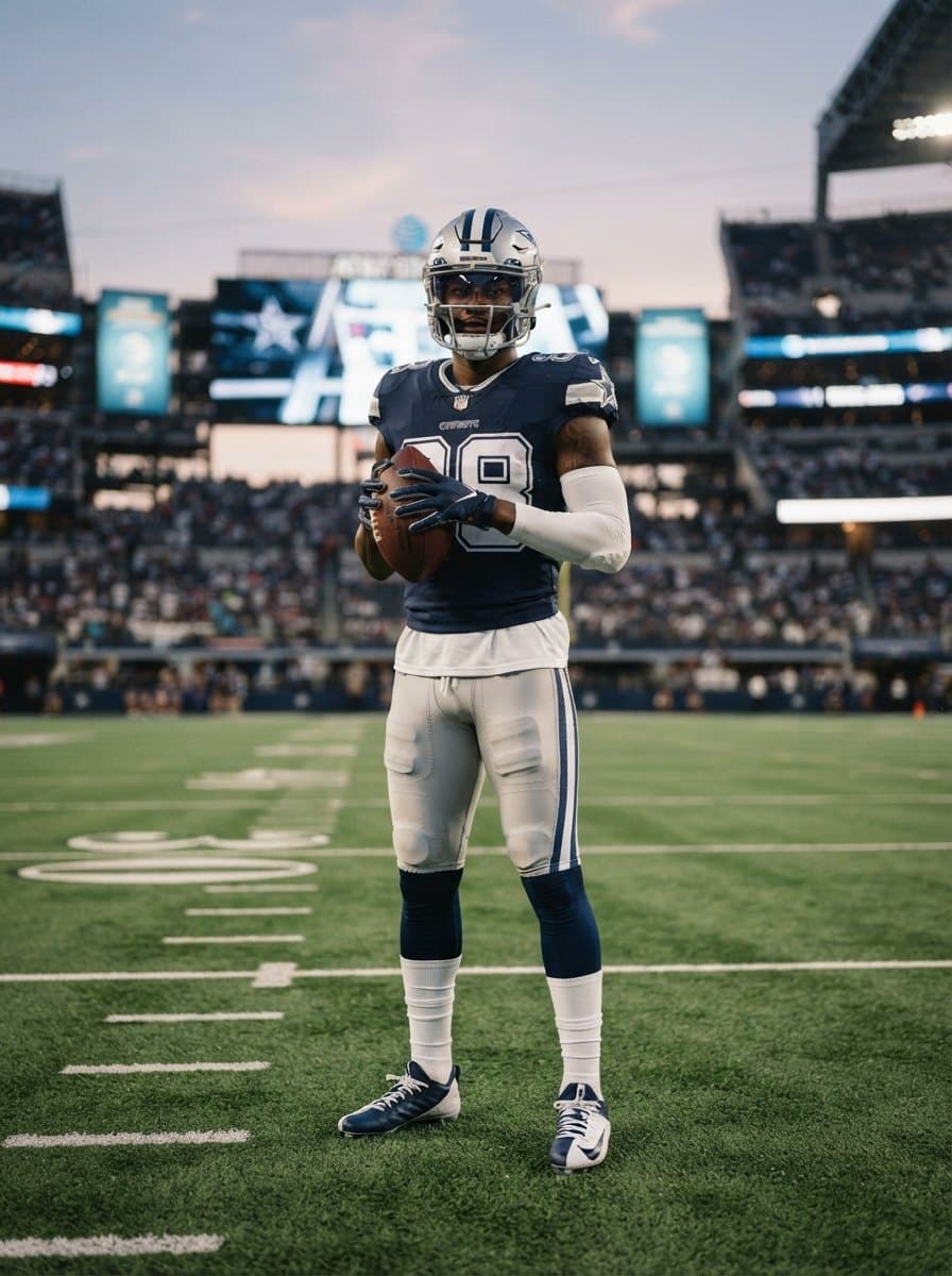 Dallas Cowboys Player costume — example look