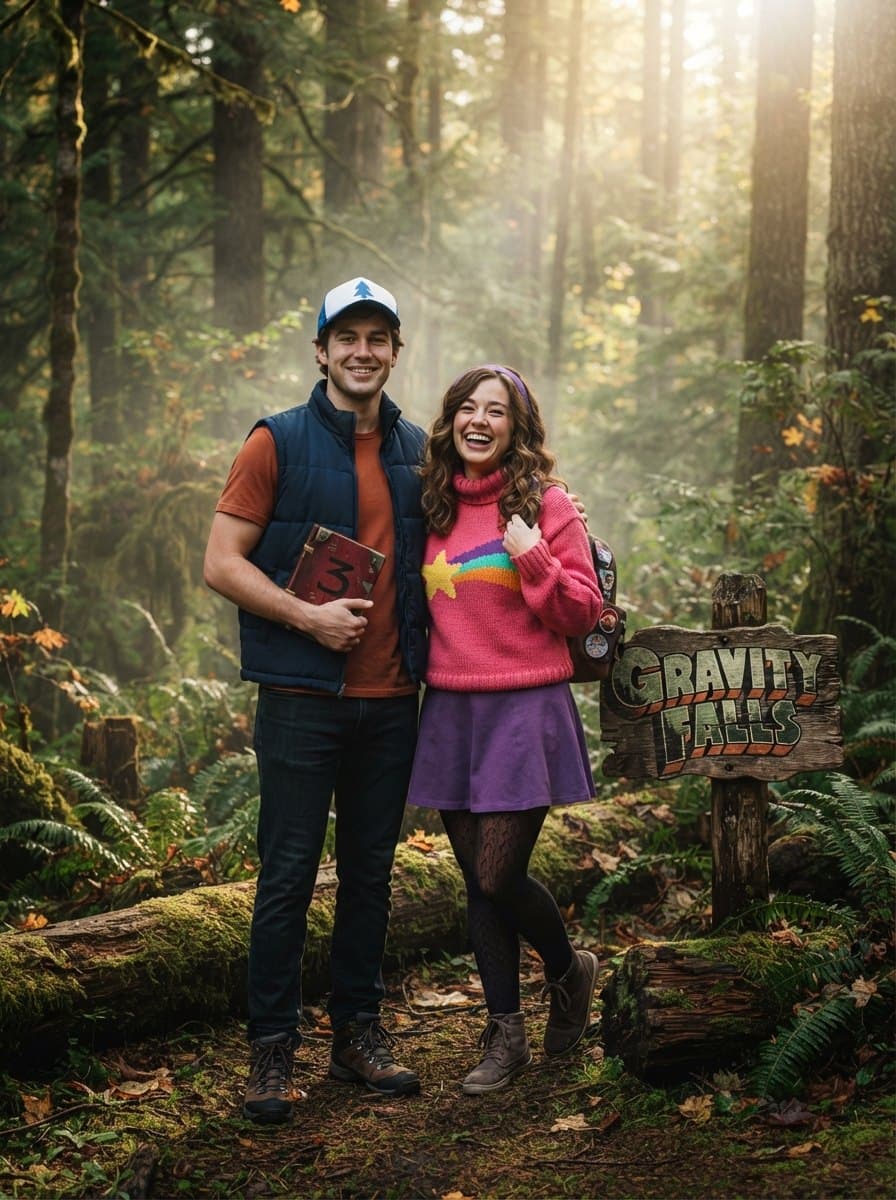 Dipper and Mabel costume