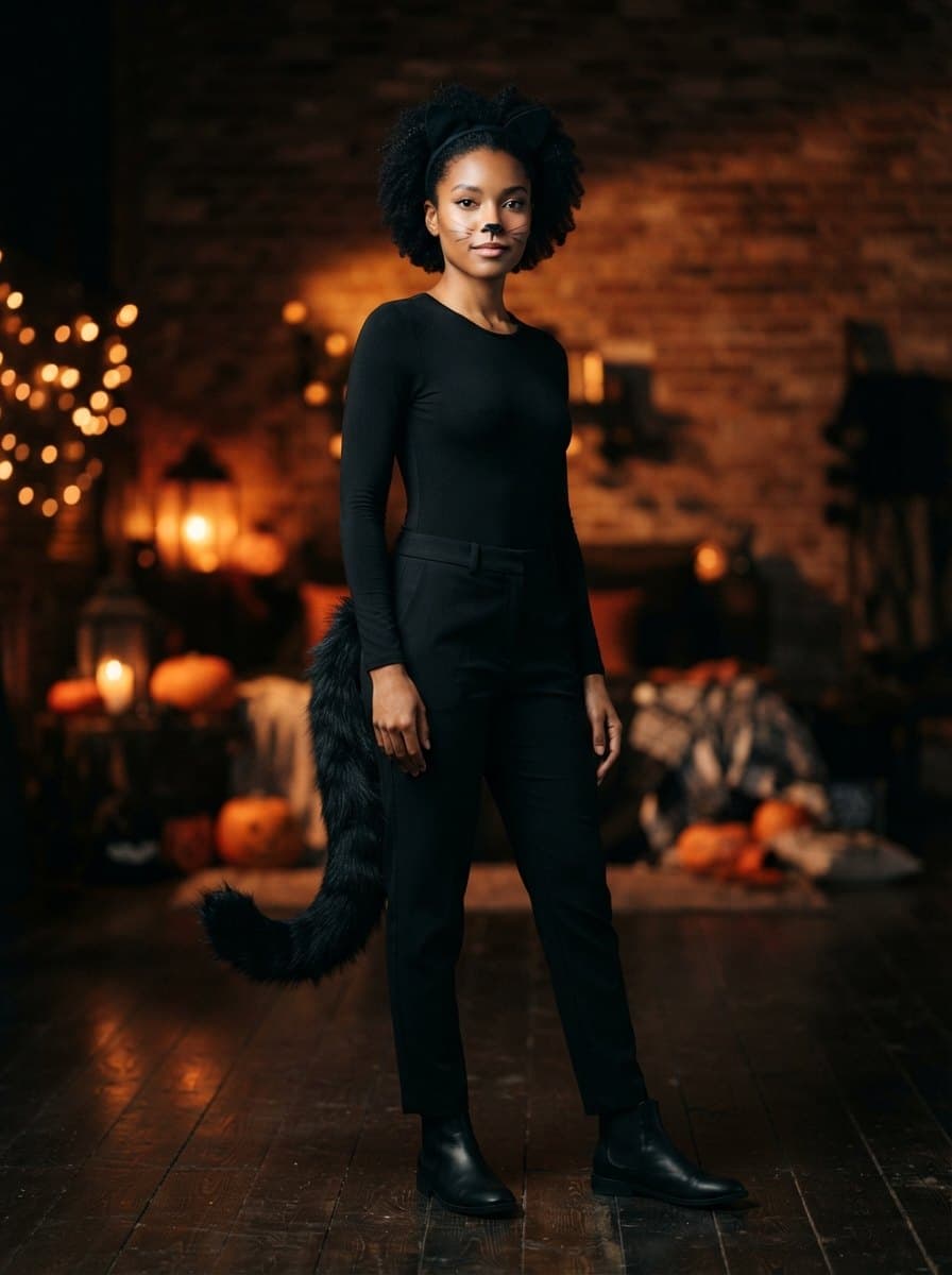 DIY Cat Costumes costume — example look
