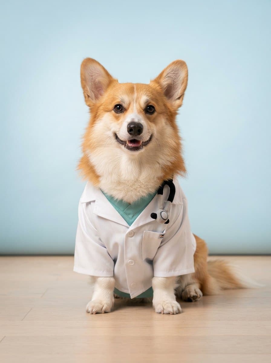 Doctor Dog Costume costume
