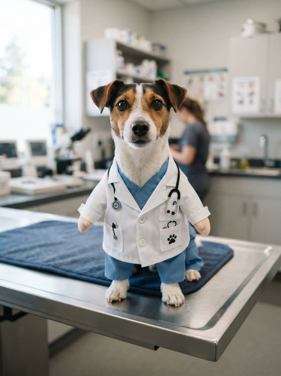 Doctor Dog Costume costume — example look