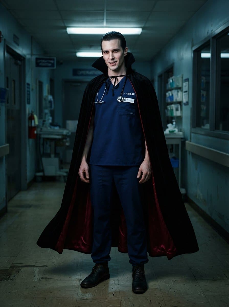Dr. Acula costume — example look