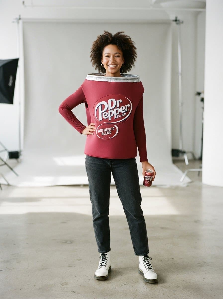 Dr Pepper costume