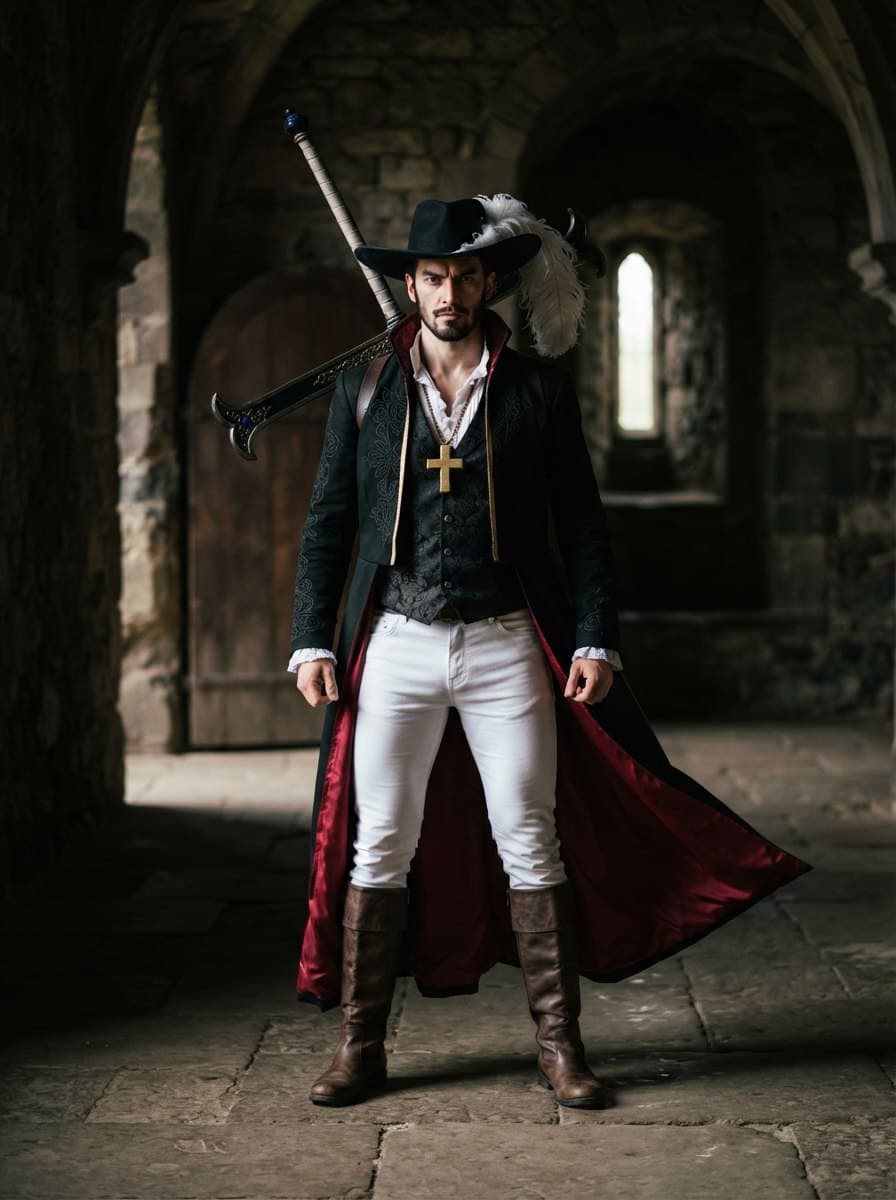 Dracule Mihawk costume — example look