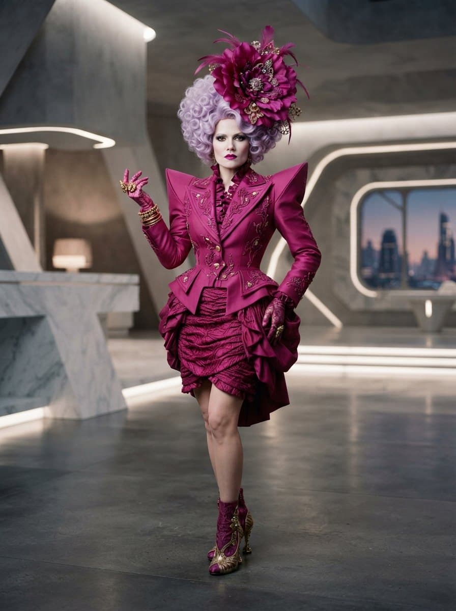 Effie Trinket costume