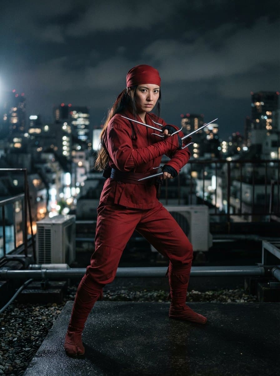 Elektra costume — example look