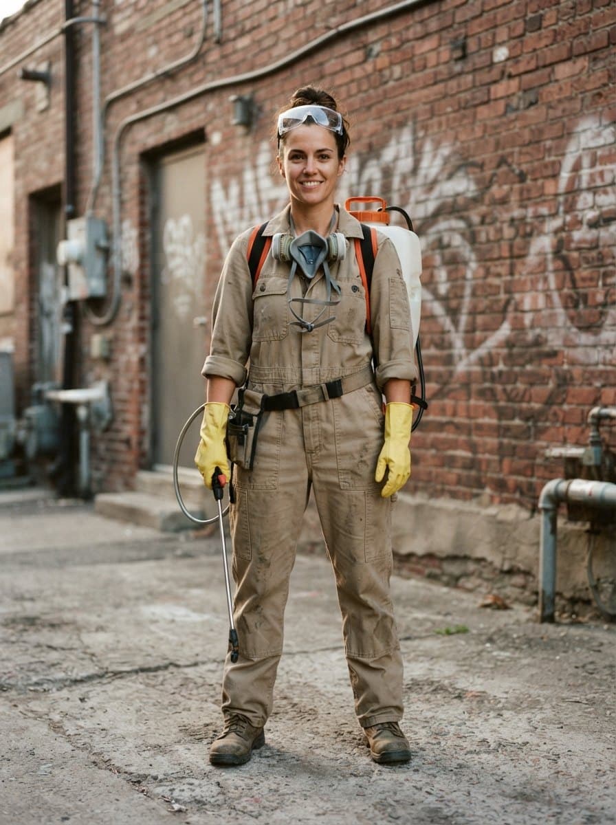 Exterminator costume — example look