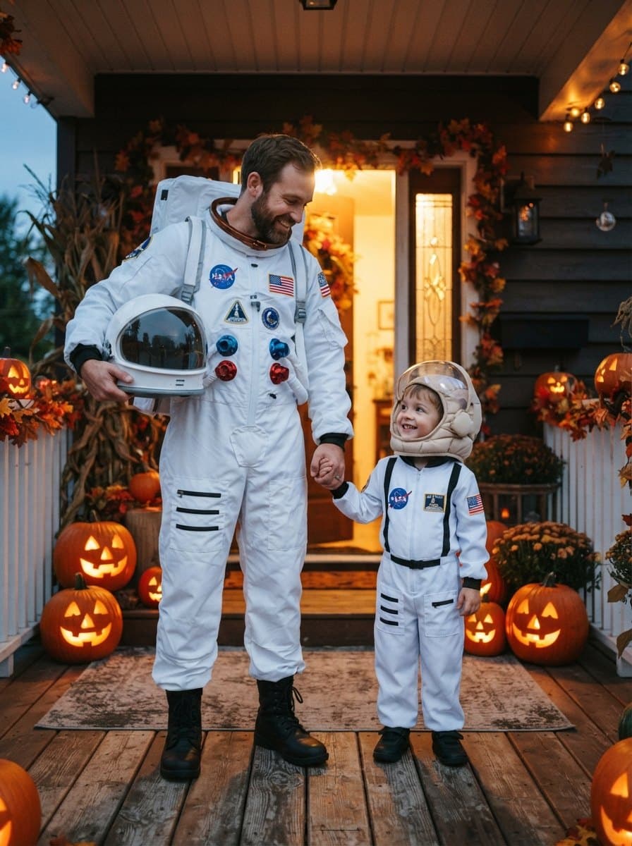 Father and Son Costumes costume — example look