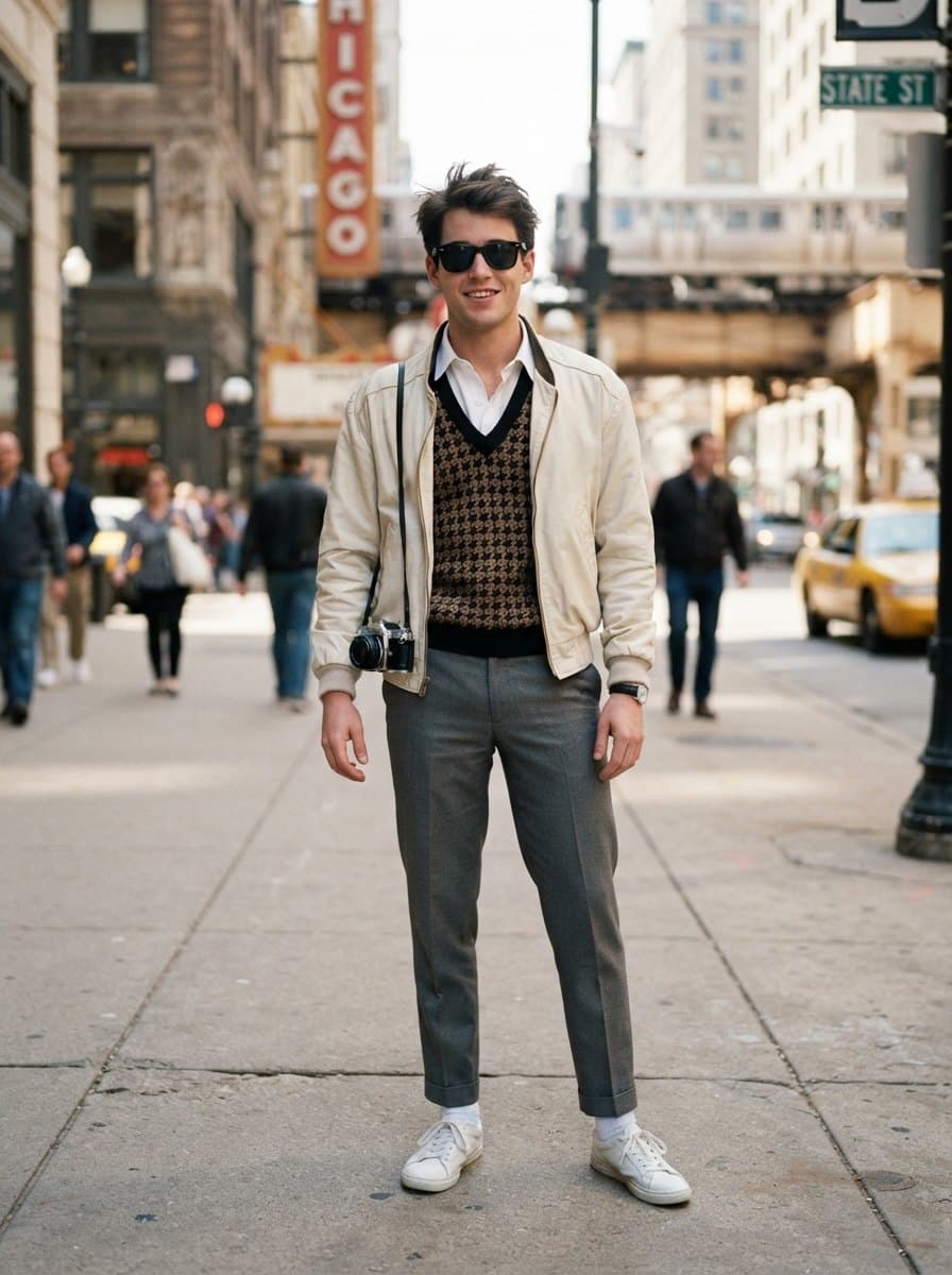 Ferris Bueller costume — example look