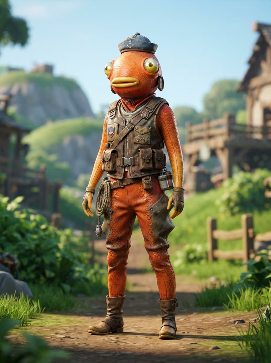 Fishstick costume — example look