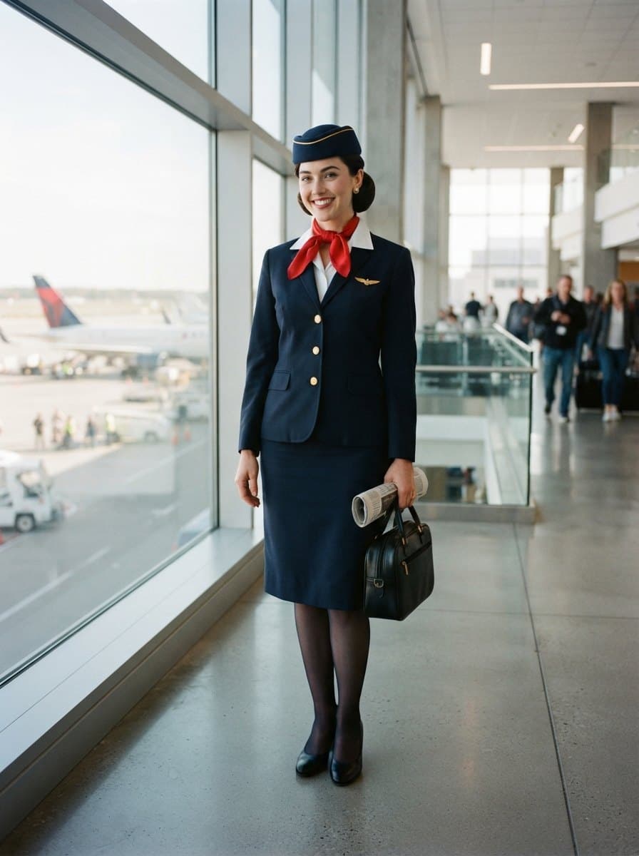 Flight Attendant costume