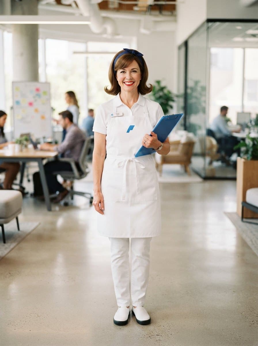 Flo from Progressive costume — example look