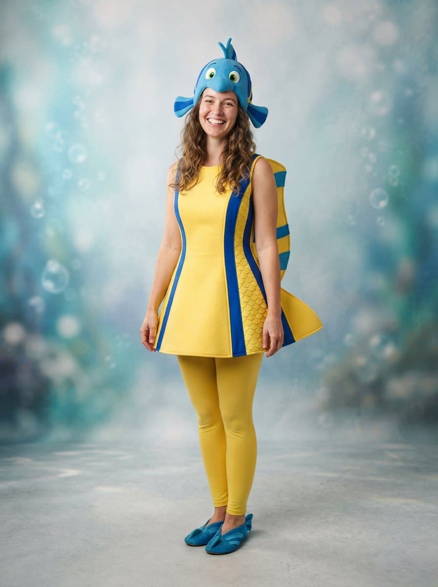 Flounder costume