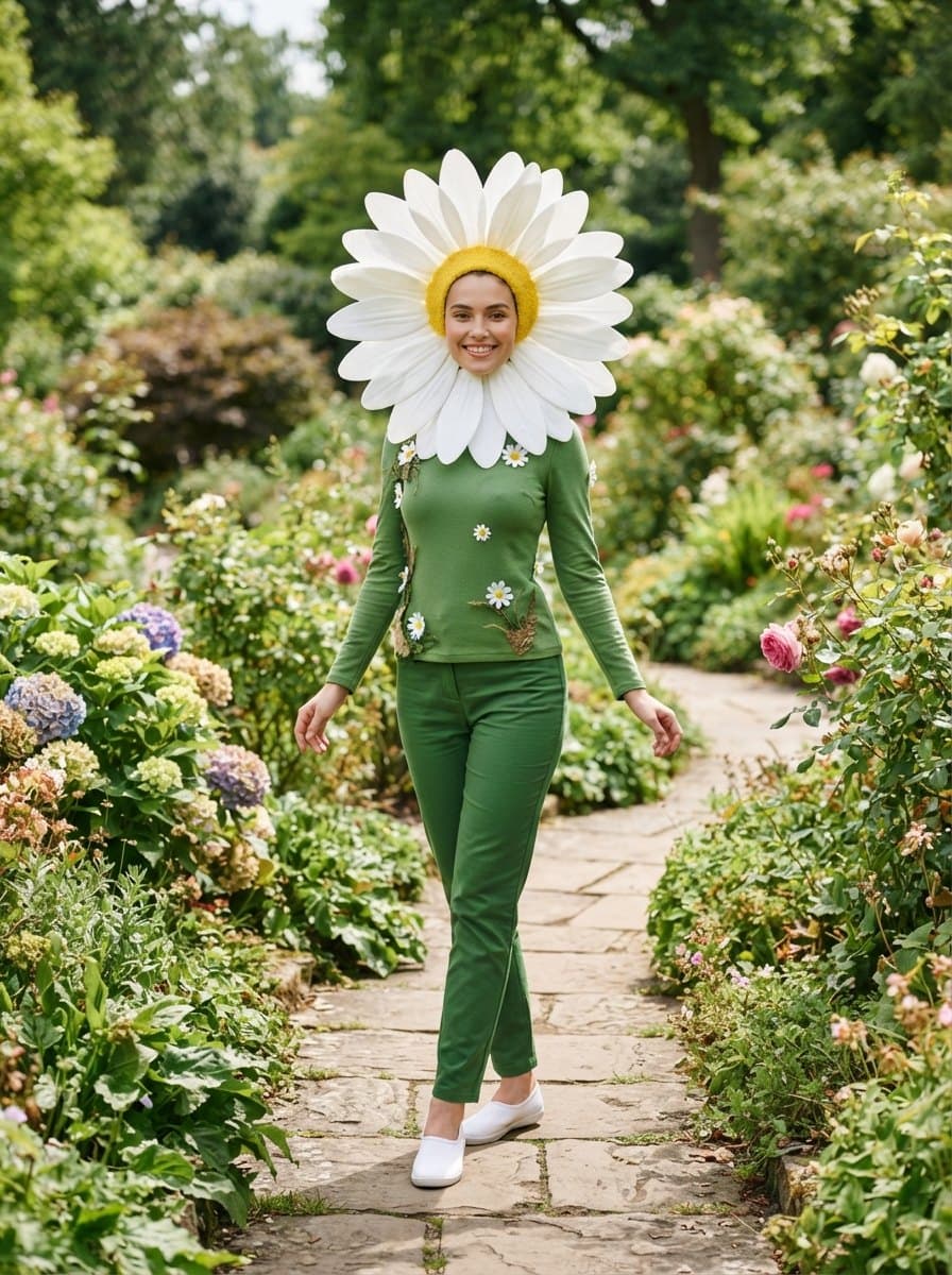 Flower costume — example look