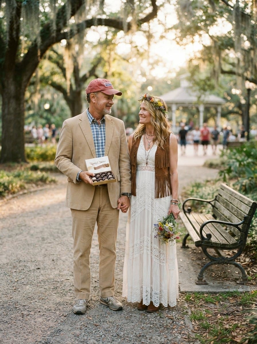 Forrest Gump and Jenny costume