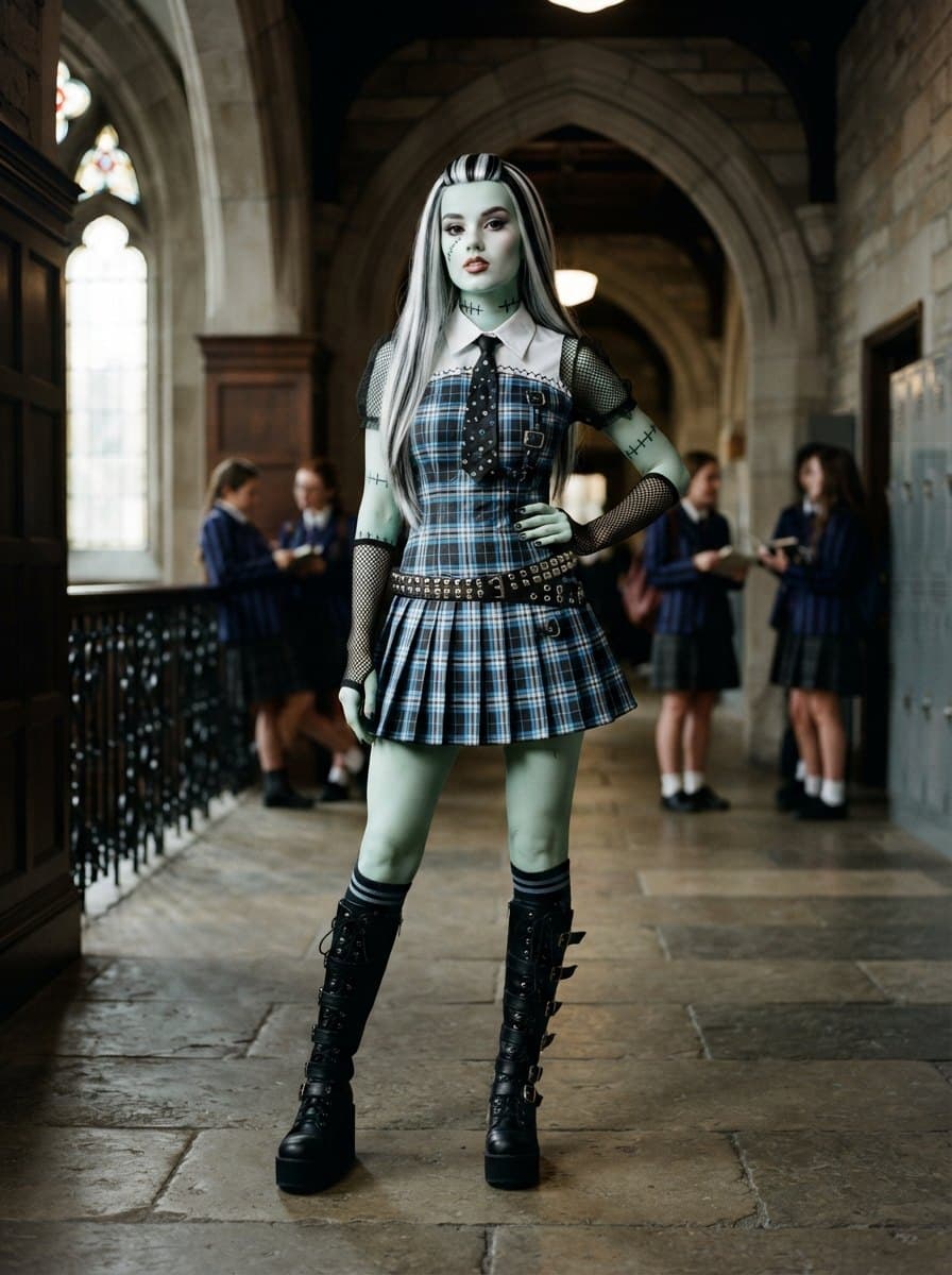 Frankie Stein costume — example look
