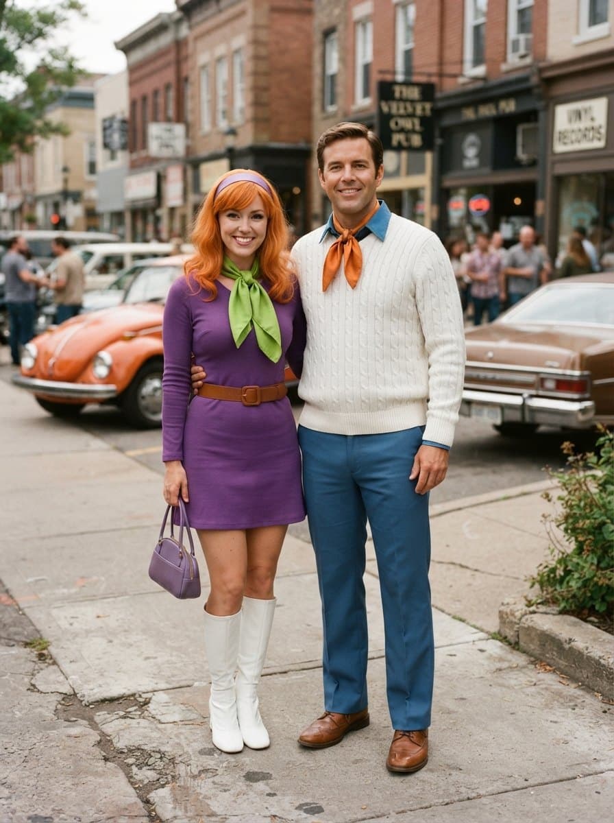 Fred and Daphne Couples Costumes costume