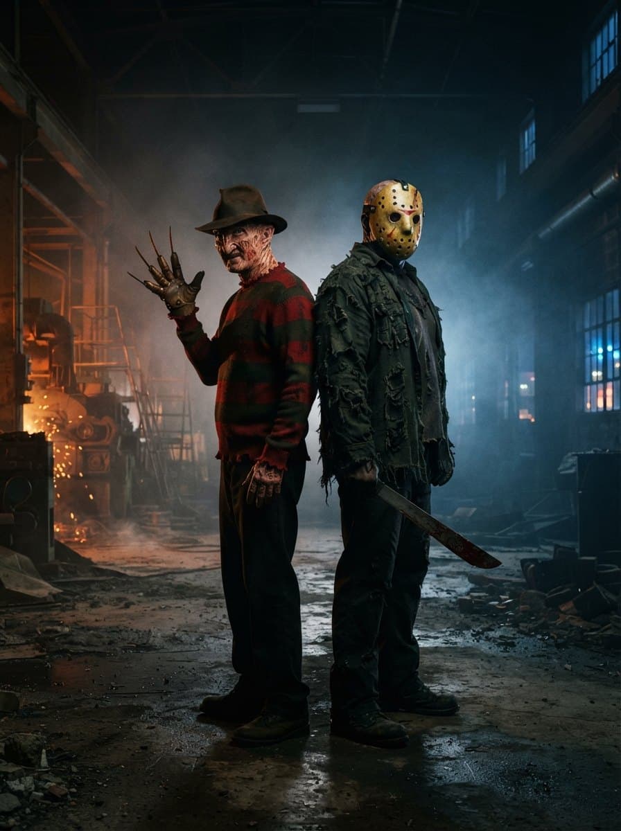 Freddy and Jason costume — example look