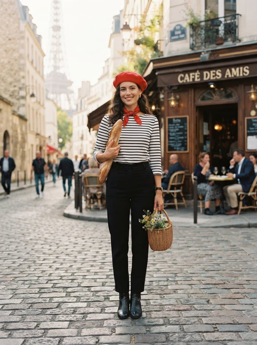 French Costume costume — example look