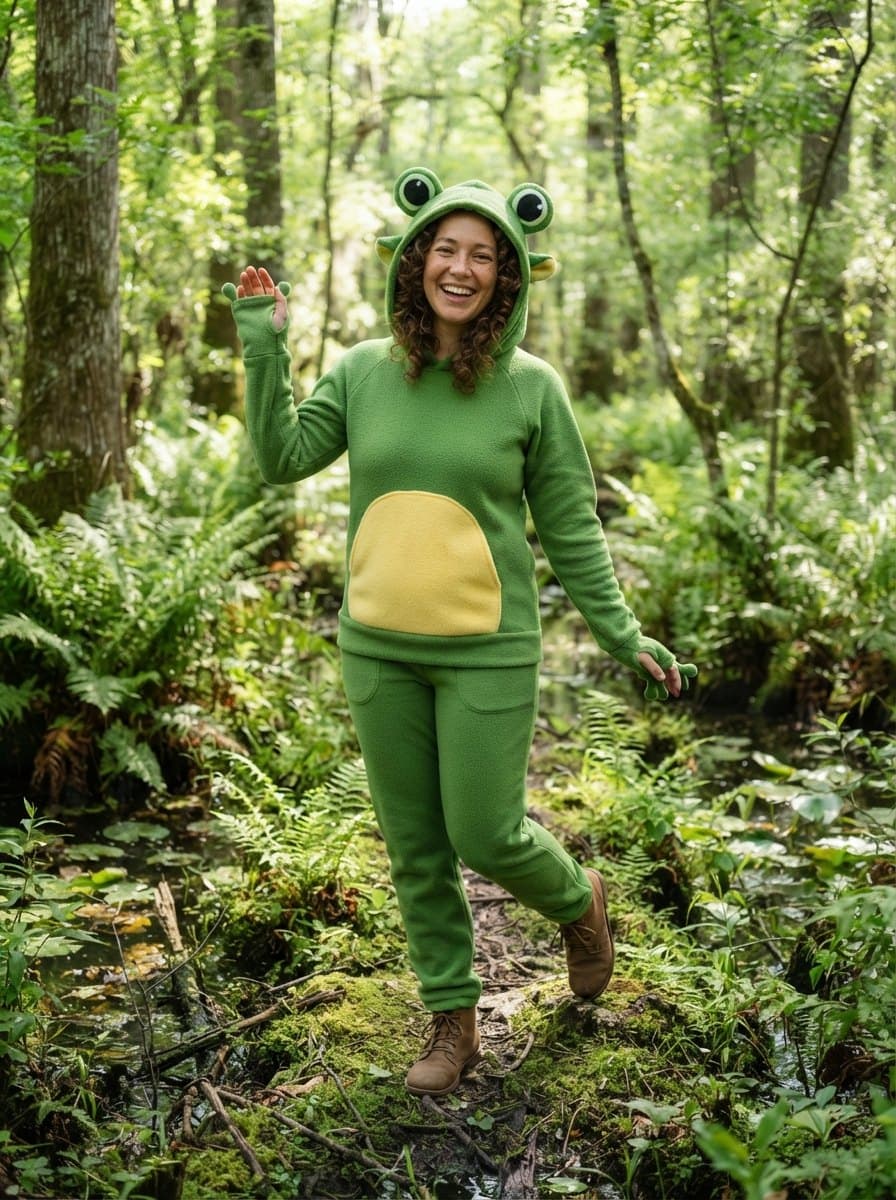Frog costume — example look