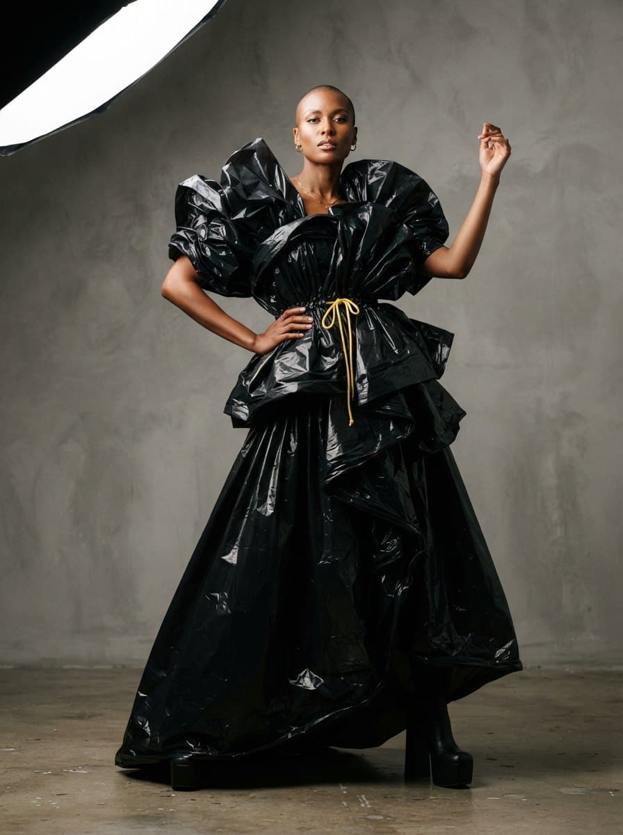 Garbage Bag costume — example look