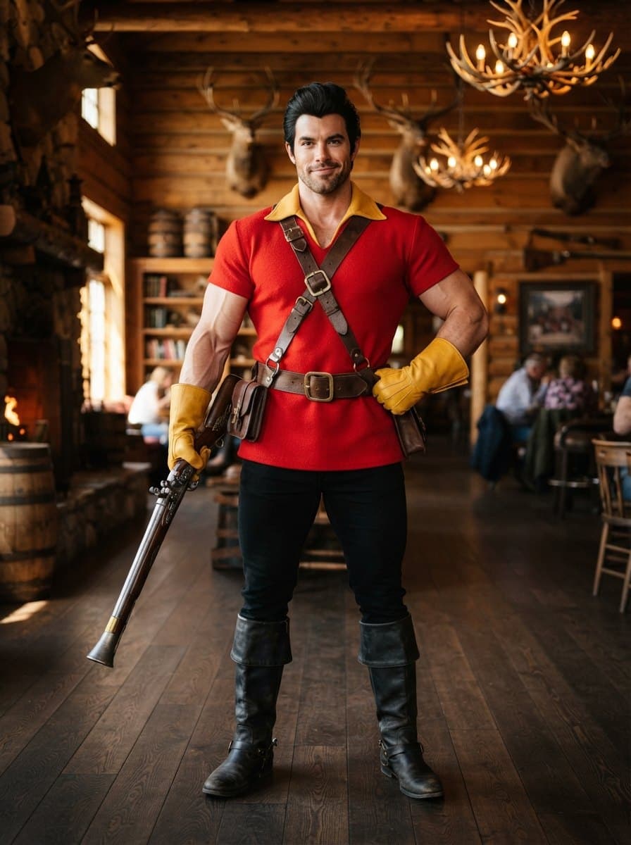 Gaston costume — example look