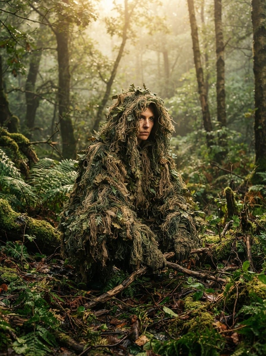Ghillie Suit costume — example look