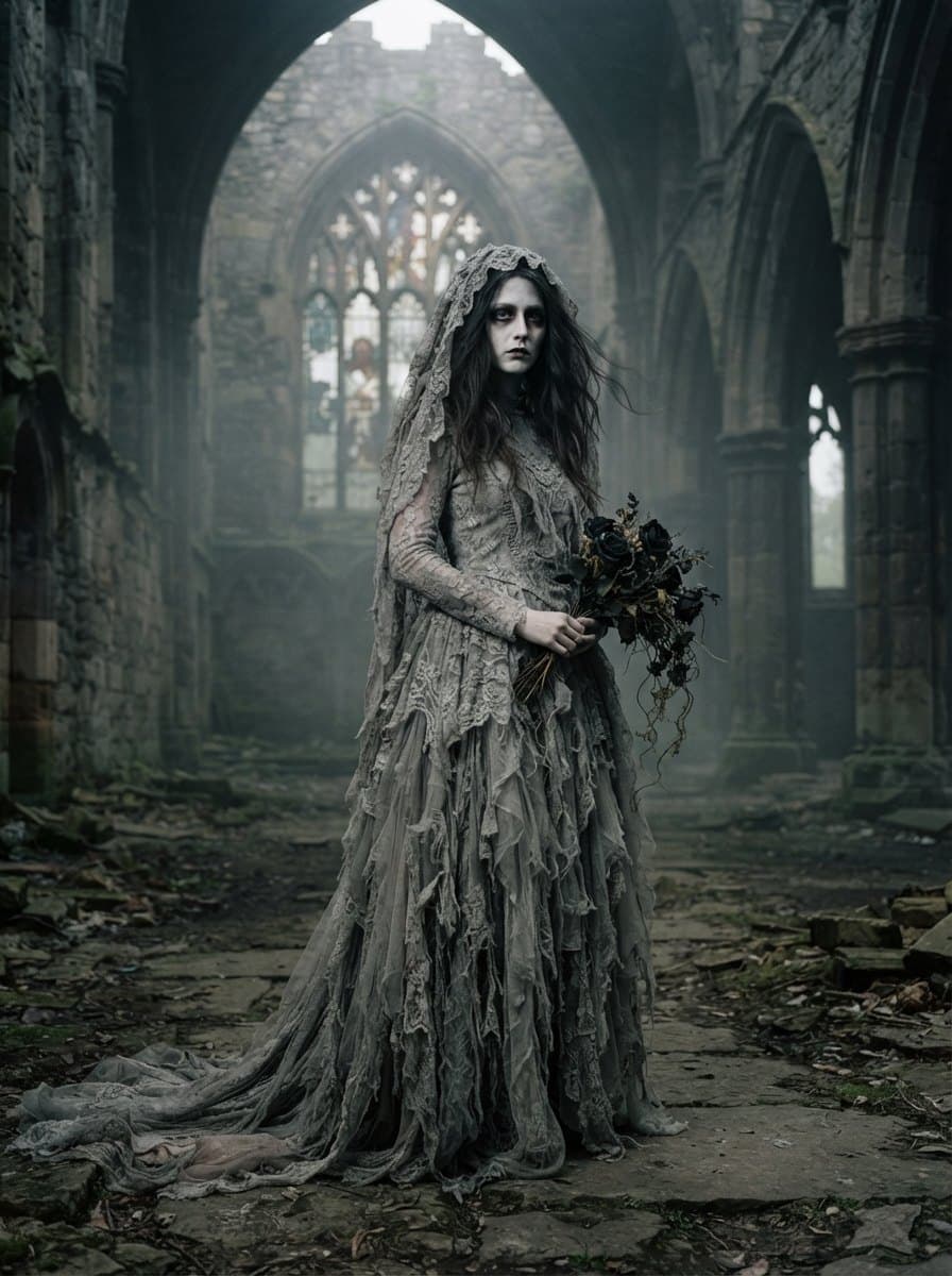 Ghost Bride costume — example look