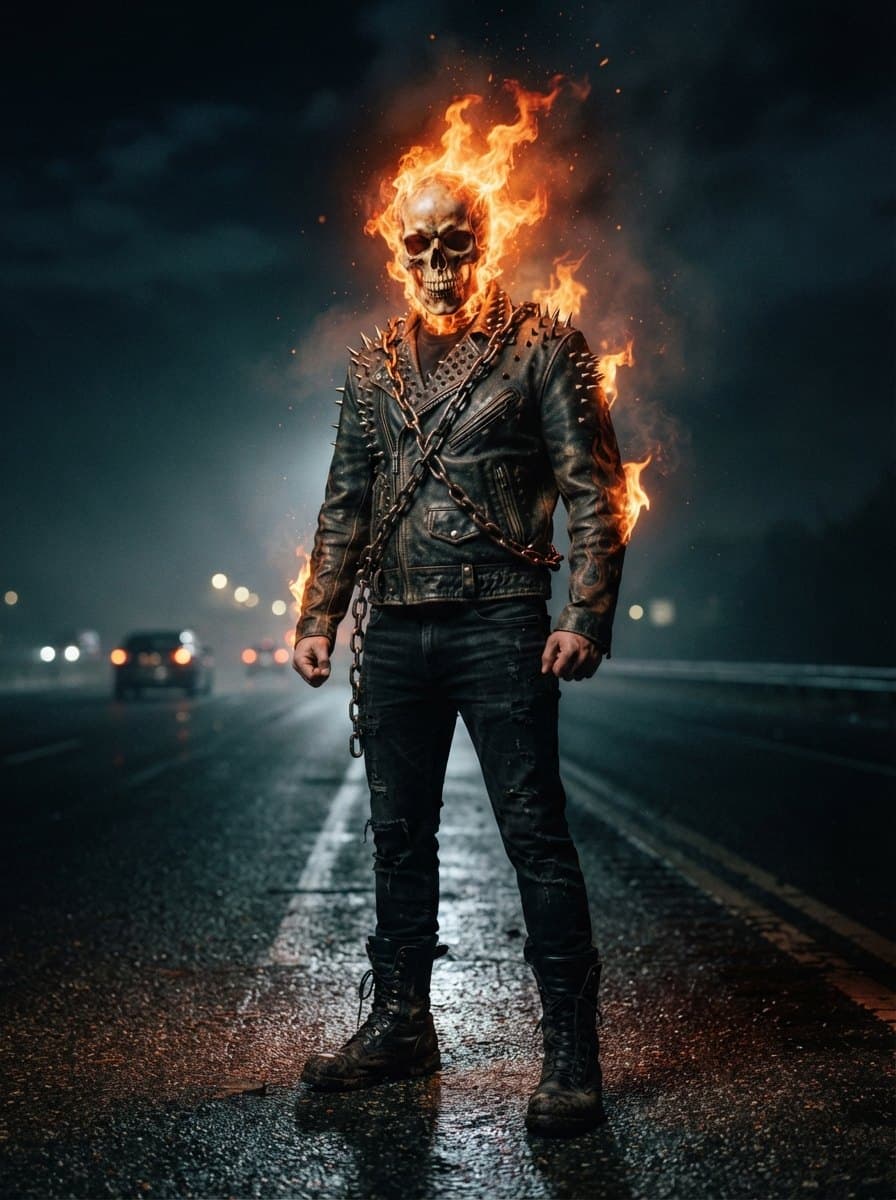 Ghost Rider costume — example look