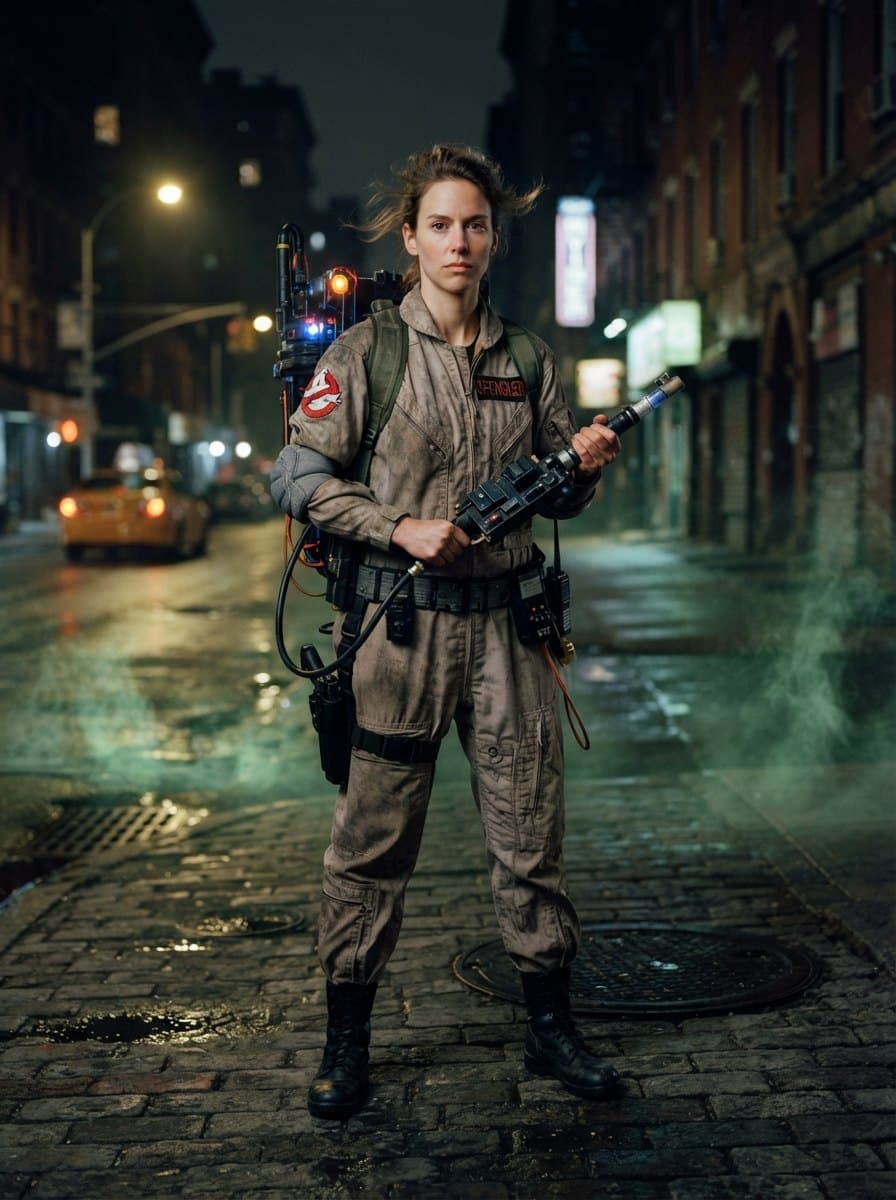 Ghostbusters costume — example look