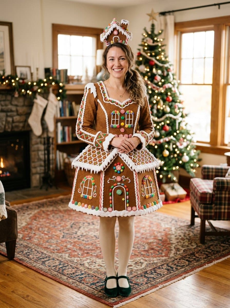 Gingerbread House costume