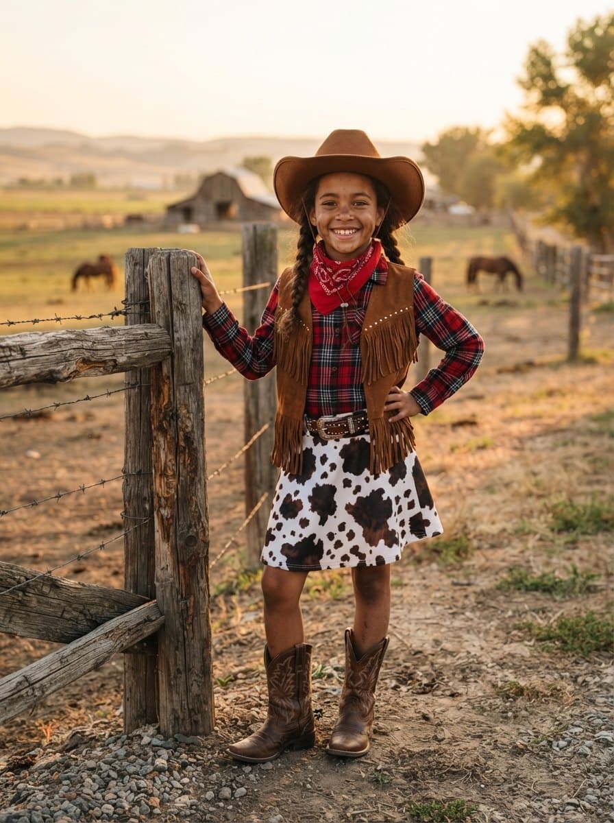 Girls' Cowgirl costume