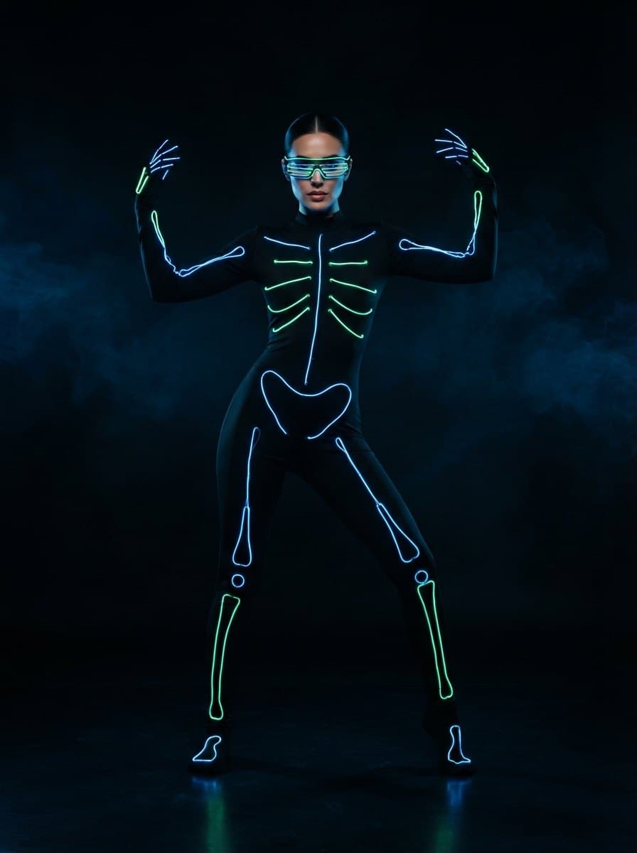 Glow in the Dark costume — example look