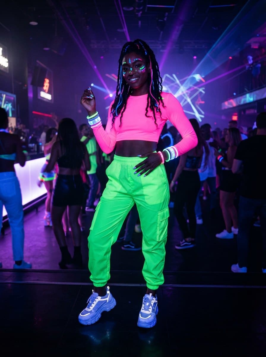 Glow Party costume